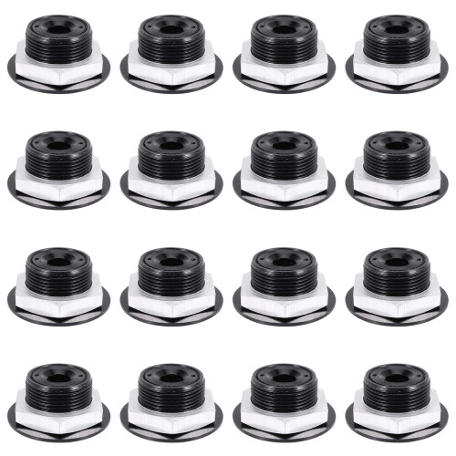 16X Push Button Quick Release Car Hood Bonnet  Pin Lock Bumper Clip Black 1