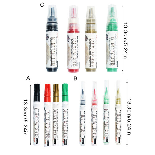 Permanent Outdoor Paint Pen 3mm Tip Stone-Soft head green 1