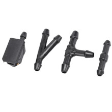 2X Boquilla de Agua para Parabrisas de Coche, Kit de Limpieza de Boquilla de Agua para Limpiaparabrisas para Camión DAF XF 105 95 Xf105 Xf95 95XF