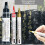 Permanent Outdoor Paint Pen 3mm Tip Stone-Soft head green 6