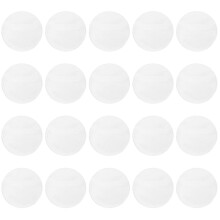 50St Transparante PVC Speld Beschermhoezen 58Mm Rond, Krasbestendig