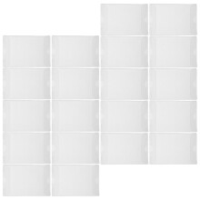 20St Transparante PVC Cassette Tape Opbergdozen Voor Thuis En Bureau