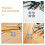 6Pcs Silver Aluminum Regulator Valve Handle Replacement with Easy Grip 5