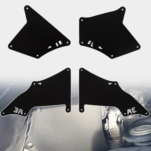 Upgrades Front Guard Liner Set Easy Installation Strong Front 1