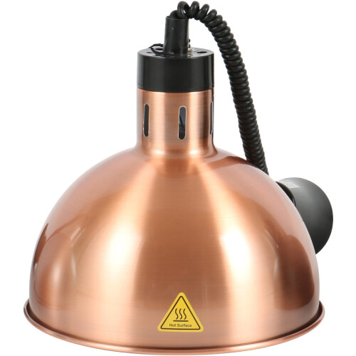 Buffalo Retractable Heat shade Copper Finish 29cm 1