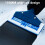 Ergonomic Window Scraper With Rubber Edge For-blue and white 3