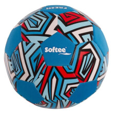 Bola de futebol em neoprene Softee Fresh - azul