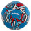 Bola de futebol em neoprene Softee Fresh - azul 1