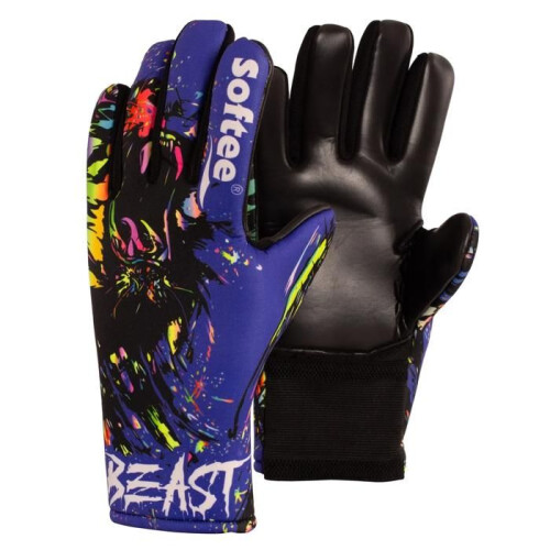 Guantes de portero Softee Beast - violeta/negro
