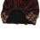 Turban brodé et orné de perles, taille unique 4