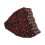 Turban brodé et orné de perles, taille unique 5
