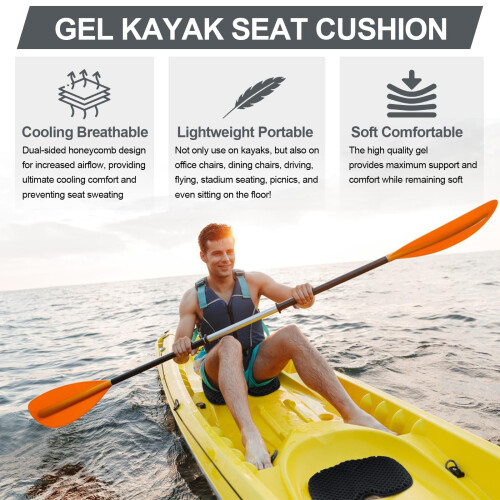 Coussin de siège de bateau en Gel PET offrant une-2 bleus 1