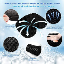 Coussin de siège de bateau marin antidérapant, coussin de-1 noir