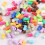 Acrylic Bamboo Beads For Handmade Necklace-1One package 7