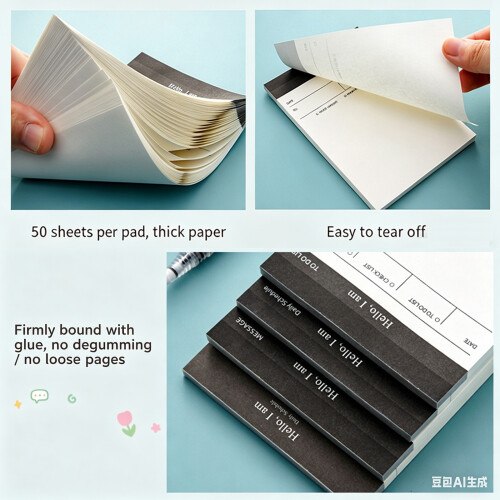 5 Stuks Professionele Note Memo Pad Scheurbare-dagelijks schema 2
