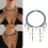 Colliers bohème multicouches à la mode,-Modèle en verre gris 3