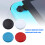 4pcs Thumbstick Cap Replacement Joystick Cap for NS Lite-Blue 3