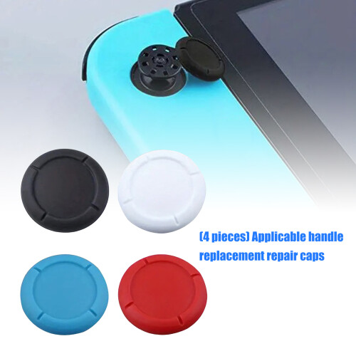 4pcs Thumbstick Cap Replacement Joystick Cap for NS Lite-Blue 2