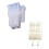 Universal 4 Pin Automotive Curved Wire Plug Socket Wire-B 4