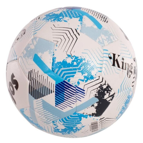 Bola de futebol Softee King - branco/azul 1