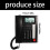 Caller Identification Display Desktop Landlines Telephone With 3