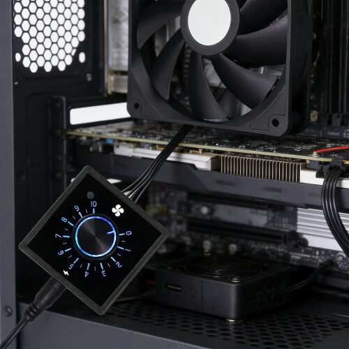 4Pin PWMs Fan Speed Controller With Type C Power Input For PC 1