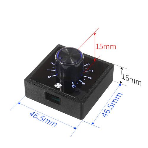 4Pin PWMs Fan Speed Controller With Type C Power Input For PC 2