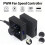 4Pin PWMs Fan Speed Controller With Type C Power Input For PC 5