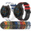 Smartwatch Straps Belt Scratch-Resistant-black dark blue 26mm 3