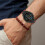 Adjustable Silicone Watchband for-dark gray oranges 22mm 6