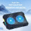 Laptop Cooling Pad With 2 Quiet Fan And Adjustable Height For 6