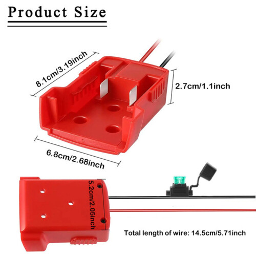 Reliable 18V Lithium Batteries Adapter Design-With insurance 2