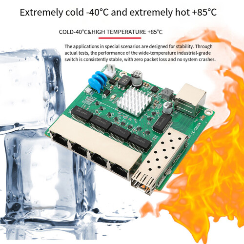 Mini 10/100/1000Mbps Adaptive Networking Switches 6-standard B 1