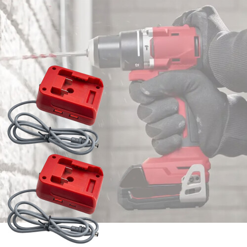 Functional Power Supply Adapter For MWQ 18V-USB A and USB C 2