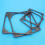 Soft Silicone Shock Absorbing Pad Rubber Fan Gaskets For-9cm 6