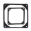 Soft Silicone Shock Absorbing Pad Rubber Fan Gaskets For-9cm 7