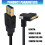 Schnelles Datenkabel vom Typ C auf USB 3.0, abgewinkeltes-2m 4