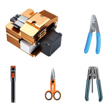 S09 Fiber Optic Cleaver Optical Fiber Fusion Splicer Cutting Knife High-Precision FTTH Fiber Cold Connection Cutter
