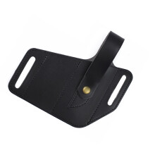 Multipurpose PU Leather EDCs Pouch With Multiple-Black