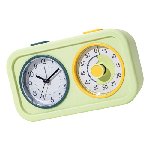 Multifunctional Quiet Visual Timer With Double Screen-Green
