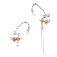 Elegant Not Pierced Ear Cuff Clip Goldfish Comfortable Jewelry