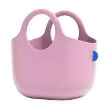 Beach Bag Rubber Toted Bag,Waterproof Washable Travel Bag-Pink