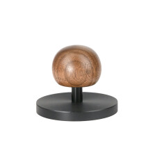 Wood And Metal Coffee Ground Tamper For Home Or Cafe-Black 51