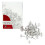 50/100/500Pcs Clear Round Flat Headed Push-100 pieces pp soft b 1