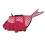 Dog Swim Coat For Mini Breads Modern Polyester Fabric-Red L. 1