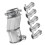 6Pcs Zincs Alloy Offset Connectors for Electrical-1/2'' 1