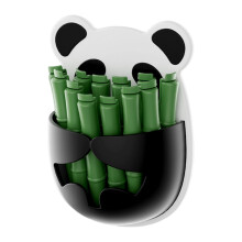 Household Essential Panda Theme Bag Sealer Refrigerator Sticker