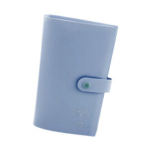 Card Protector Organizers Book With 3 Pocket And 120-Navy Blue