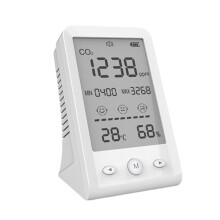 Lightweight CO2 Monitor with 1600mAh Battery & Precise NDIR