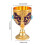 Elegant Metal Drinking Cup Embossed Butterfly Mini Goblet-Red 4
